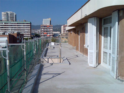Rehabilitación de terrazas y cubiertas